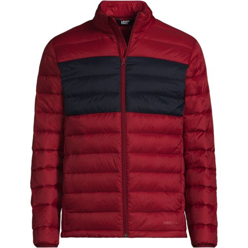 Men's Wanderweight Colorblock Down Jacket, Front