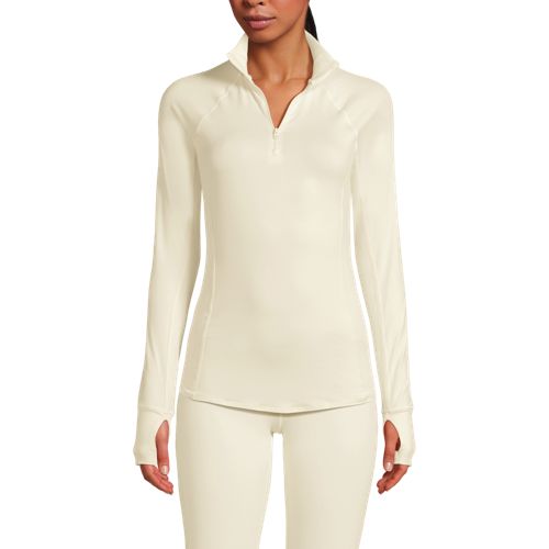 Women's Baselayer Cozy Thermaskin Quarter Zip Top, Front