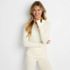 Women's Petite Baselayer Cozy Thermaskin Quarter Zip Top, alternative image