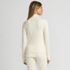 Women's Petite Baselayer Cozy Thermaskin Quarter Zip Top, Back
