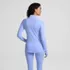 Women's Baselayer Cozy Thermaskin Quarter Zip Top, Back