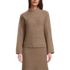 Women's Boucle Funnel Neck All Over Cable Sweater, Front