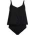 Women's Smoothing Control Blouson Fauxkini One Piece Swimsuit, Front