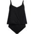 Women's Smoothing Control Blouson Fauxkini One Piece Swimsuit, Front