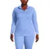 Women's Plus Size Baselayer Cozy Thermaskin Quarter Zip Top, alternative image