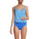 Women's Smoothing Control Blouson Fauxkini One Piece Swimsuit , Front