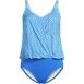 Women's Smoothing Control Blouson Fauxkini One Piece Swimsuit , Front