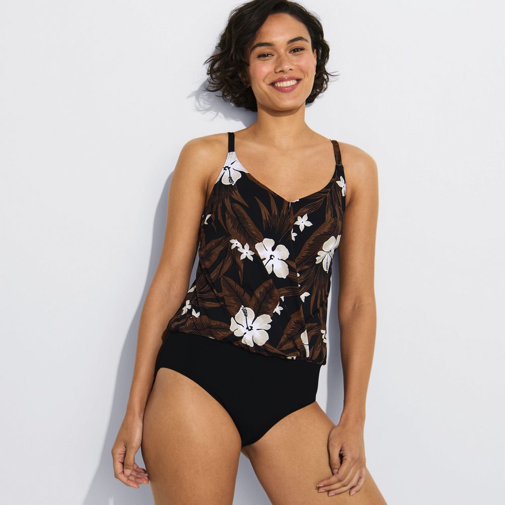 Flowy one piece swimsuit online