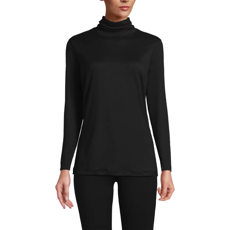 Women's Baselayer Cozy Thermaskin Turtleneck Top view 2