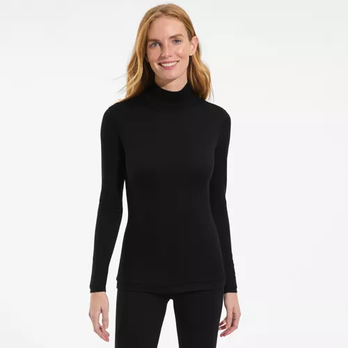 Women's Baselayer Cozy Thermaskin Turtleneck Top, Front