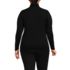 Women's Plus Size Baselayer Cozy Thermaskin Turtleneck Top, Back