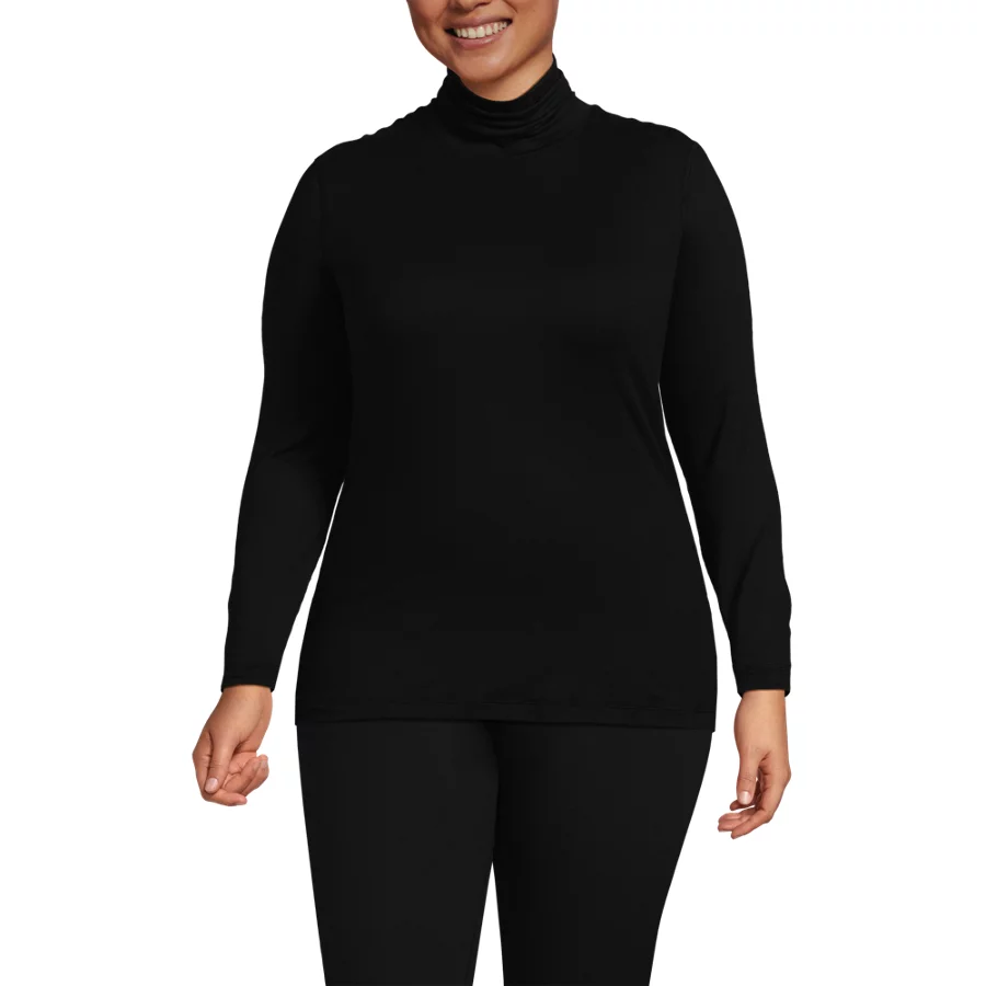 Women's Baselayer Cozy Thermaskin Turtleneck Top view 5