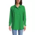 Women's Cotton Voile Billowy Oversized Shirt, Front