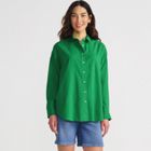 Women's Cotton Voile Billowy Oversized Shirt