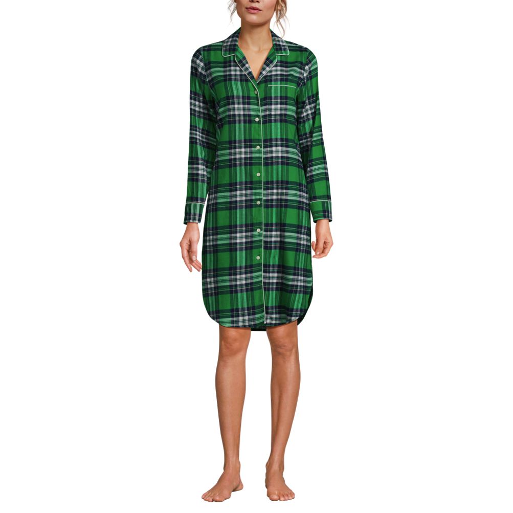 Short sleeve flannel nightgown hotsell