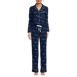 Women's Drapey Flannel 2 Piece Pajama Set - Top and Pants, Front