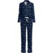 Women's Drapey Flannel 2 Piece Pajama Set - Top and Pants, Front