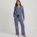 Women's Drapey Flannel 2 Piece Pajama Set - Top and Pants, Front