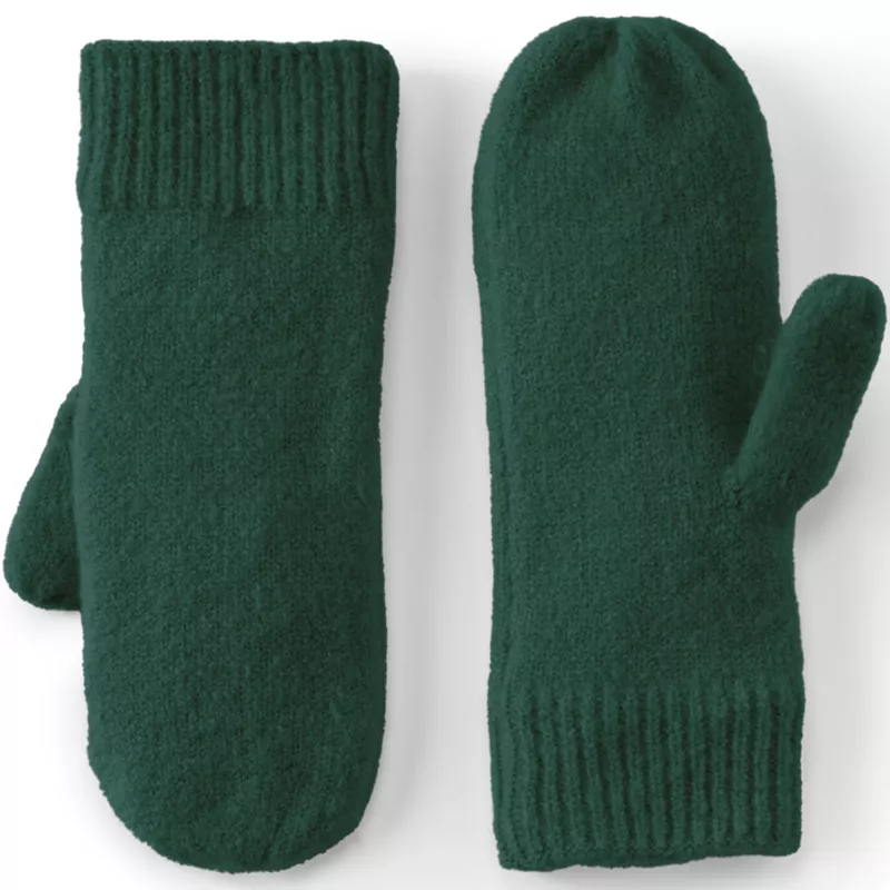 Women's CashTouch Knit Mittens, Front