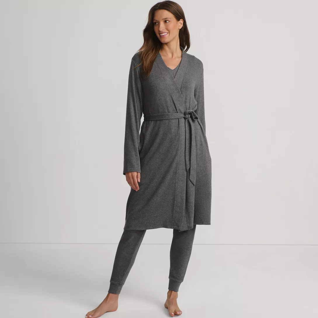 Women's Faux Cashmere Cozy Robe