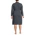 Women's Plus Size Cashtouch Faux Cashmere Cozy Robe, Back