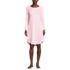 Women's Cooling Long Sleeve Knee Length Sleepshirt Nightgown, Front