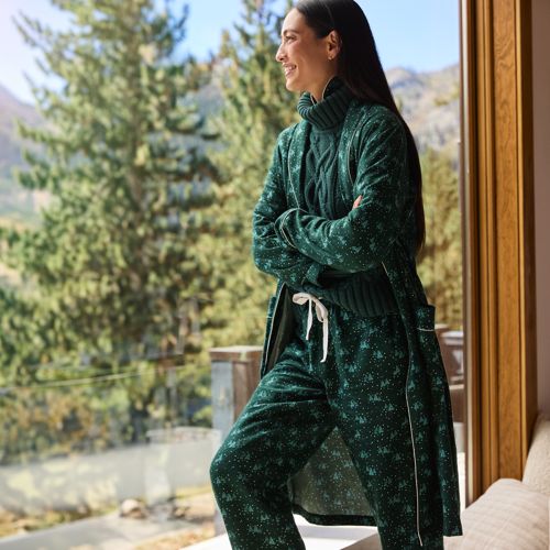 Plus Size Fleece Pajamas Lands End