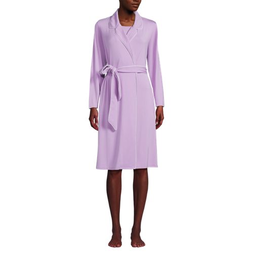 Women's Cooling Robe with Piping, Front