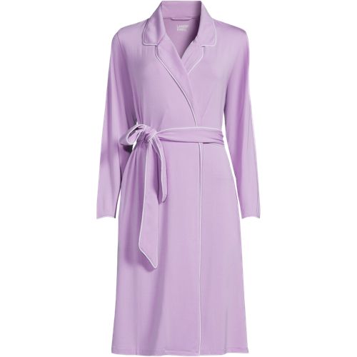 Women's Cooling Robe with Piping, Front