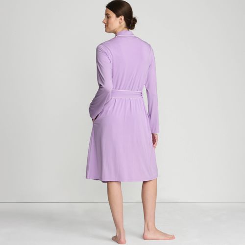 Women's Cooling Robe with Piping, Back