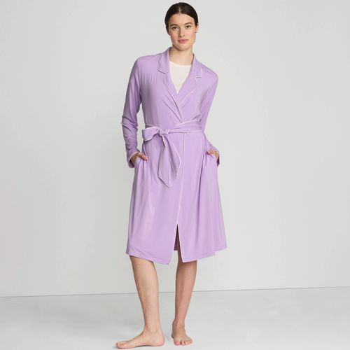 Women's Cooling Robe with Piping, Front