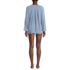 Women's Cooling 2 Piece Pajama Set - Long Sleeve Flowy Shirt and Shorts, Back