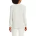 Women's Cashtouch Faux Cashmere Cozy Long Sleeve Pajama Top, Back