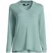 Women's Cashtouch Faux Cashmere Cozy Long Sleeve Pajama Top, Front