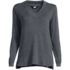 Women's Petite Cashtouch Faux Cashmere Cozy Long Sleeve Pajama Top, Front