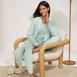 Women's Cashtouch Faux Cashmere Cozy Long Sleeve Pajama Top, alternative image