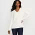 Women's Cashtouch Faux Cashmere Cozy Long Sleeve Pajama Top, Front