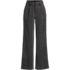 Women's Brushed Wool High Rise Pleated Wide Leg Pants, Front