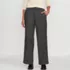 Women's Brushed Wool High Rise Pleated Wide Leg Pants, Front