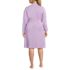 Women's Plus Size Cooling Robe with Piping, Back