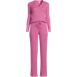 Women's Cozy 2 Piece Pajama Set - Long Sleeve Top and Pants, Front