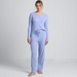 Women's Cozy 2 Piece Pajama Set - Long Sleeve Top and Pants, Front