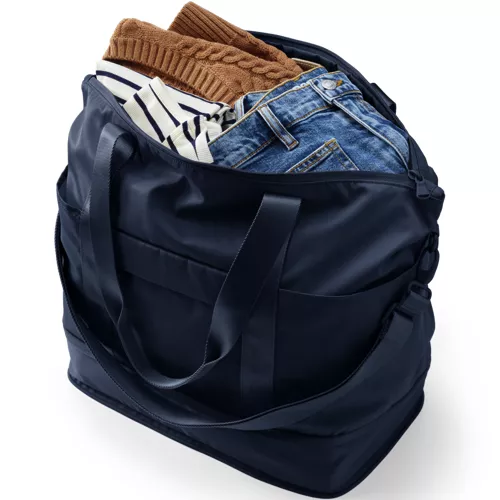 Travel Nylon Expandable Packable Tote Bag, alternative image