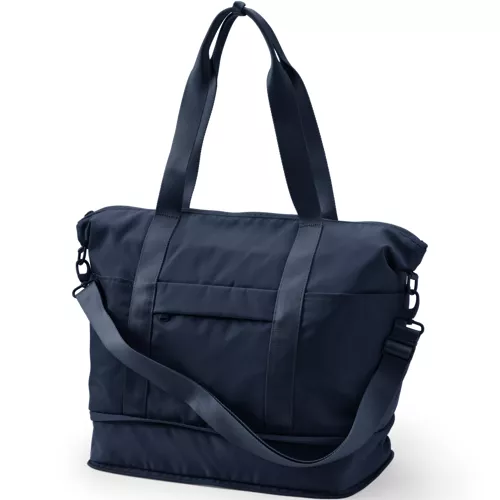 Travel Nylon Expandable Packable Tote Bag, Front