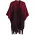 Women's Brushed Boucle Ruana, Front