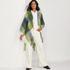 Women's Brushed Boucle Ruana, Back