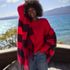 Women's Brushed Boucle Ruana, alternative image