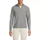 Men's Long Sleeve Waffle Quarter Zip