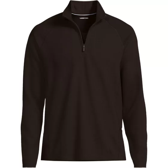 Men's Long Sleeve Waffle Quarter Zip - primary