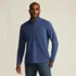 Men's Long Sleeve Waffle Quarter Zip, Front
